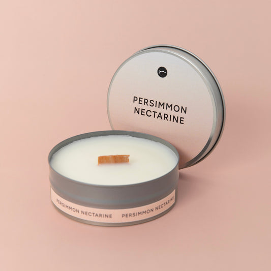 Persimmon Nectarine | Travel Tin Candle
