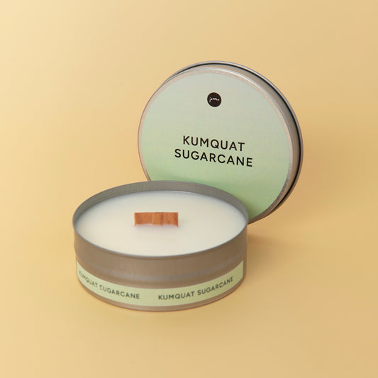 Kumquat Sugarcane | Travel Tin Candle