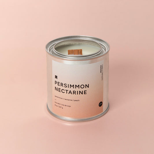 Persimmon Nectarine | Tea Tin Candle