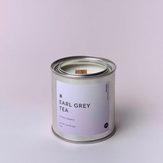 earl grey tea candle