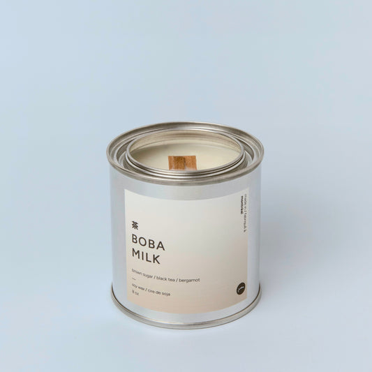 Boba Milk | Tea Tin Candle